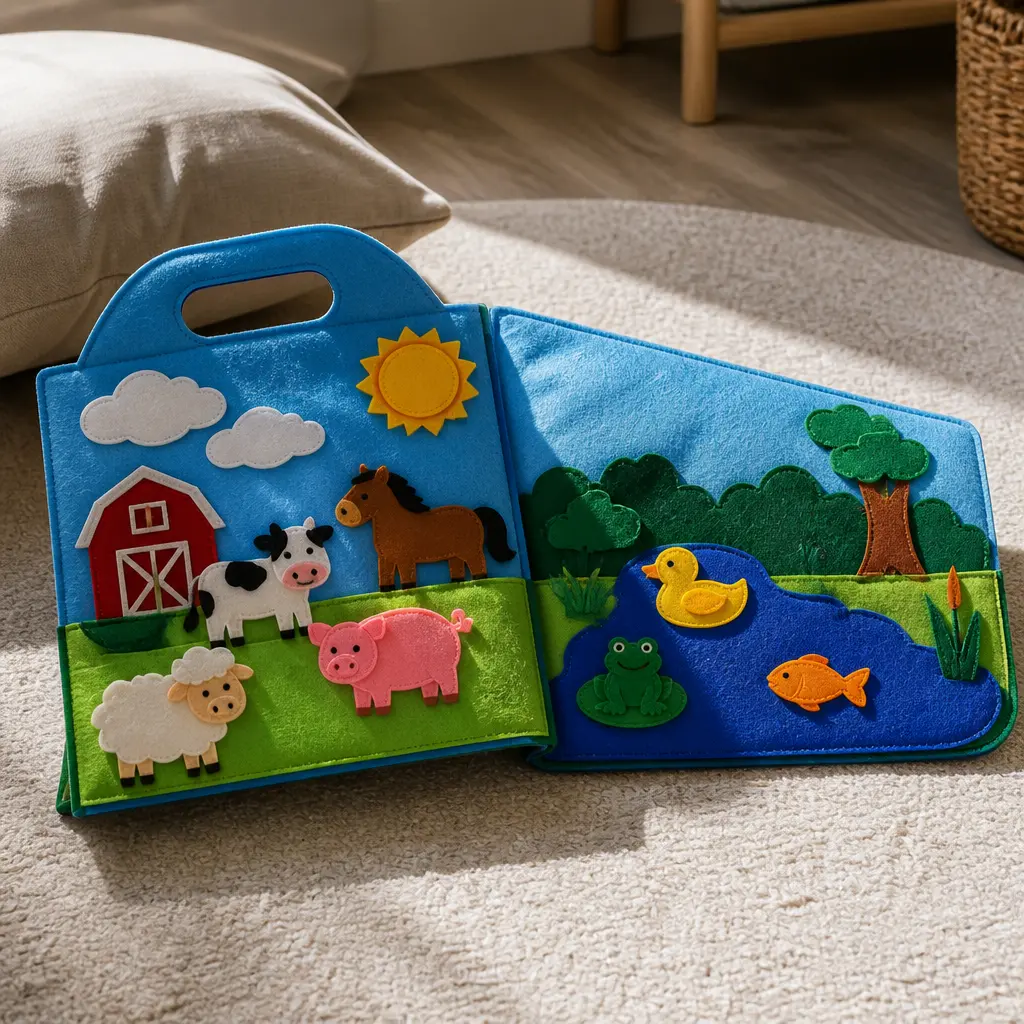 Felt Story Board — For the one who narrates everything out loud anyway, give her a stage for it. Christmas gift ideas for kids