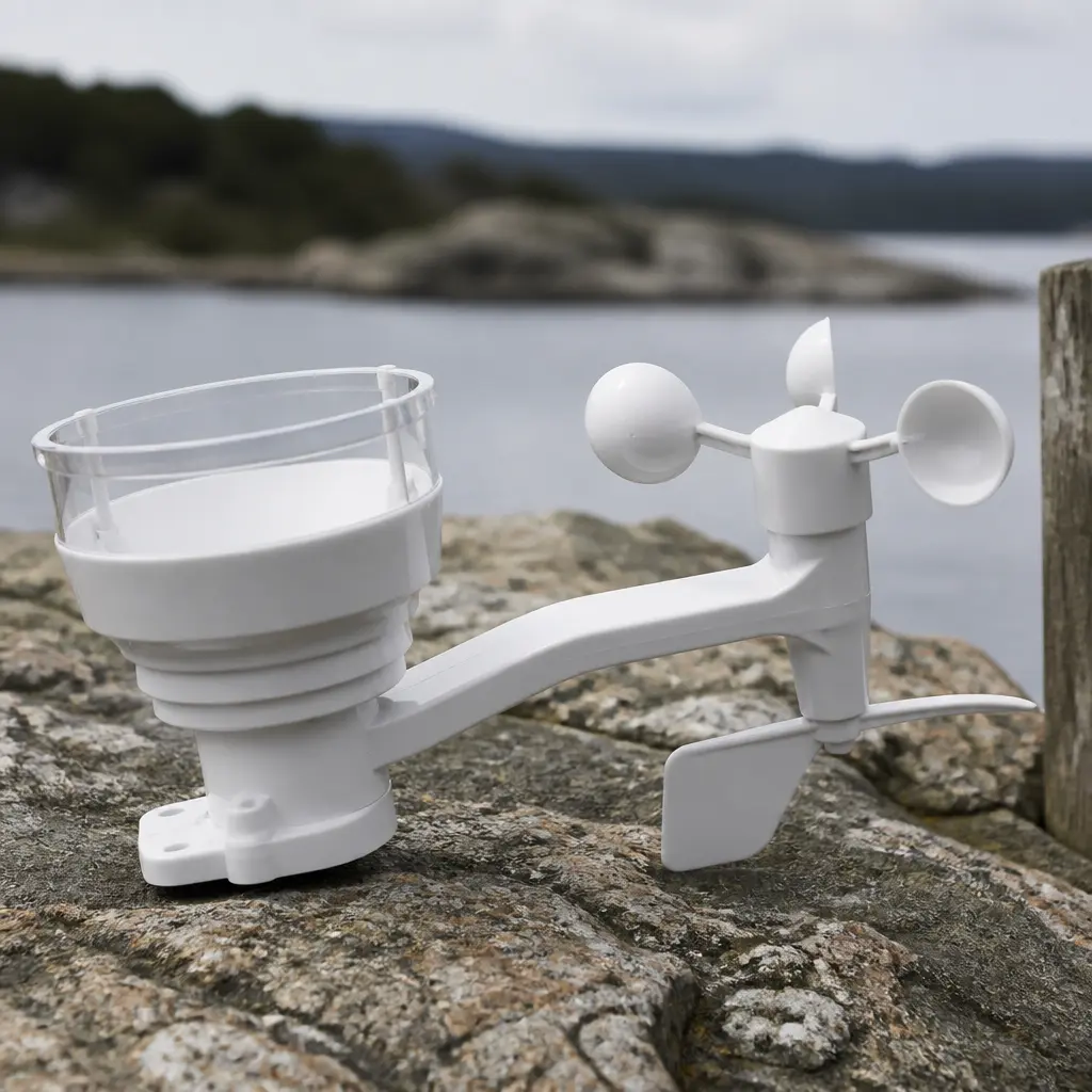 Kids Weather Station — If he narrates the weather forecast every morning like it is personal news, give him the instruments to check his own numbers against