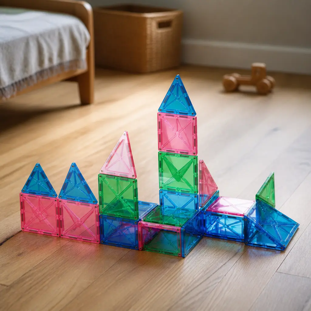 Magnetic Tile Set — If the floor is already a graveyard of mismatched building sets, this is the one that actually gets finished. Christmas gift ideas for kids