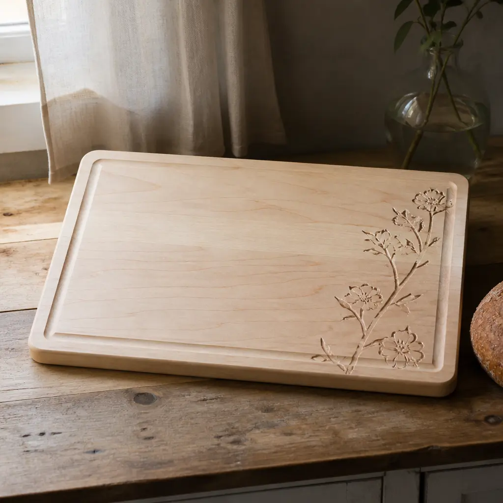 Engraved Cutting Board — Every holiday meal she has ever cooked has happened on a board that has seen better days. Christmas gift ideas for mom