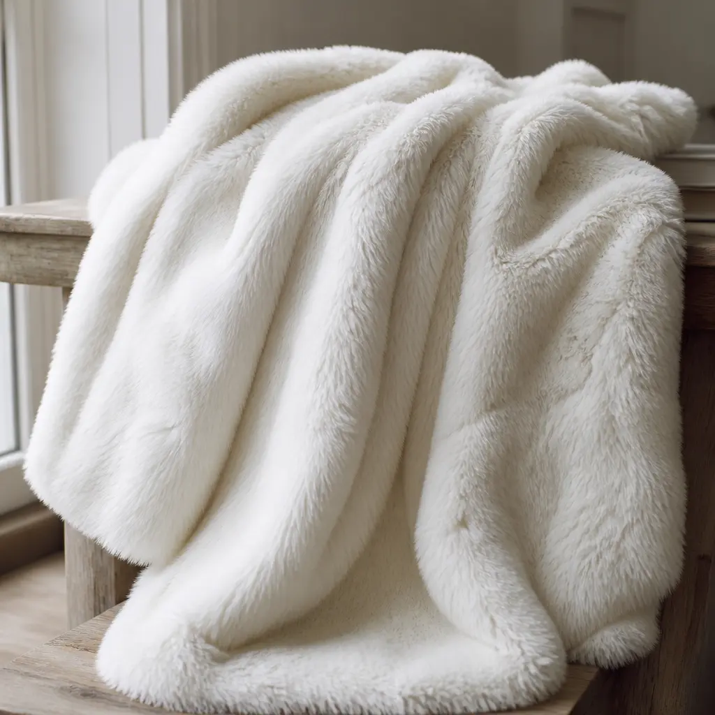 Faux Fur Throw — She drapes this over the couch the minute the temperature drops, and it stays there until spring. Christmas gift ideas for mom