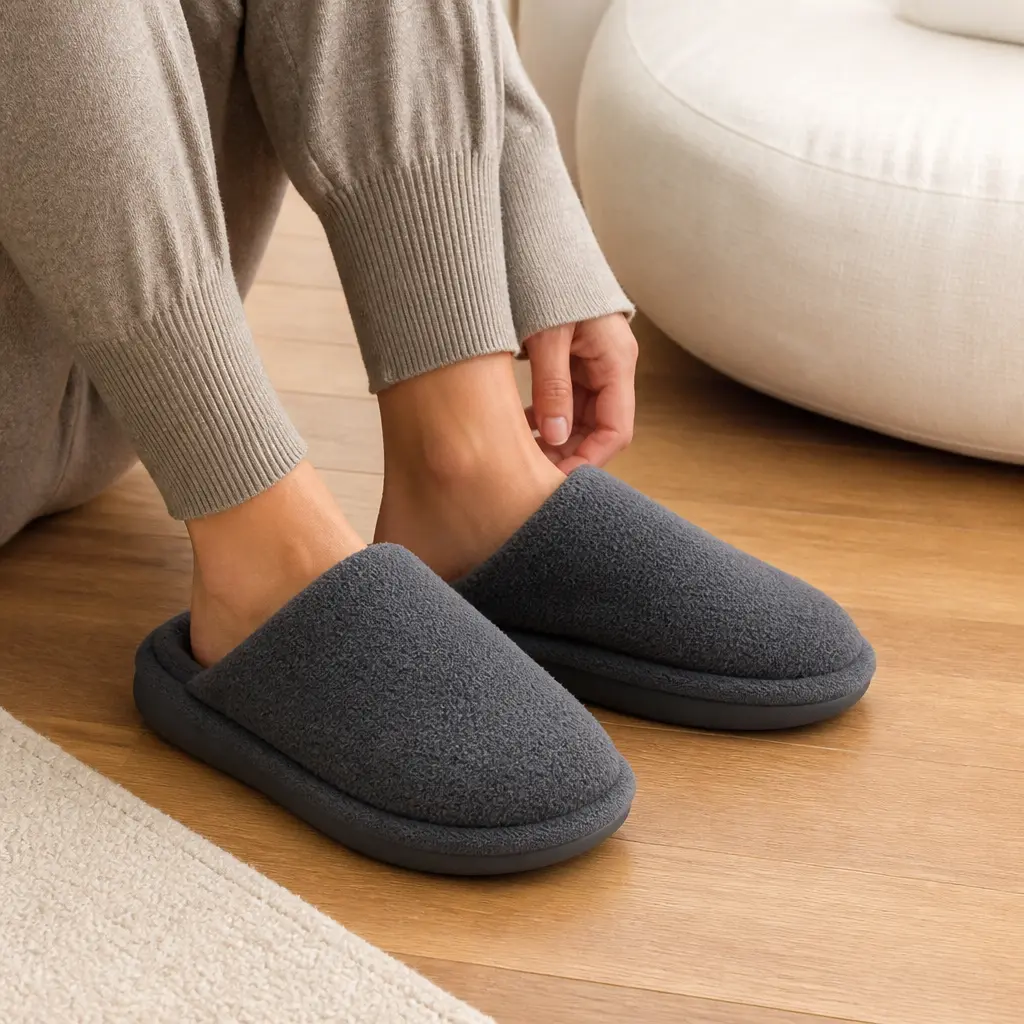 Memory Foam Slippers — She is on her feet from the coffee maker to the laundry room before anyone else is even awake. Christmas gift ideas for mom