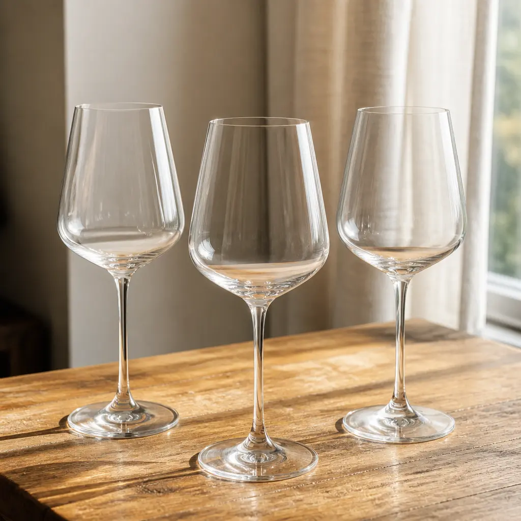Wine Glass Set — The mismatched glasses in her cabinet have survived more than one move, and it shows. Christmas gift ideas for mom
