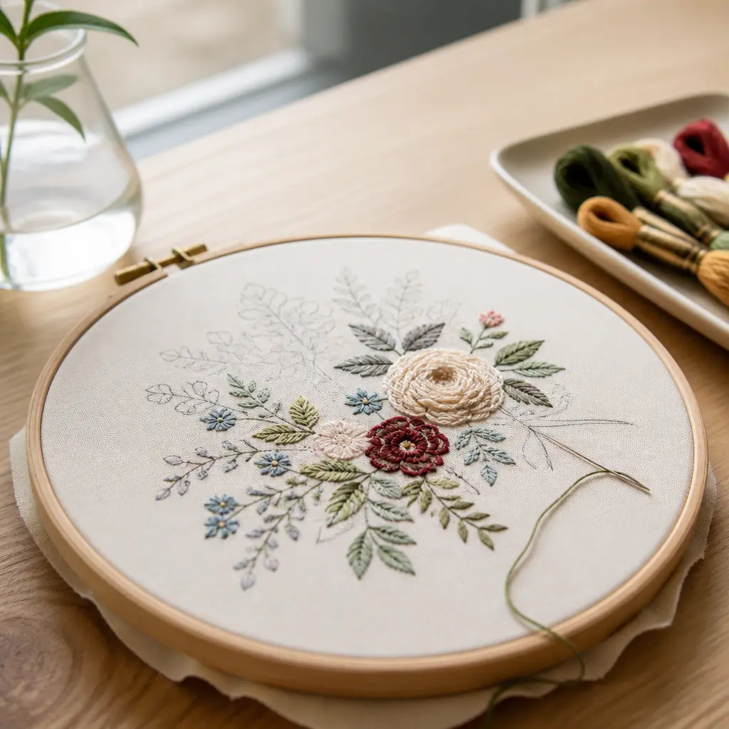 Embroidery Starter Kit — A slow, satisfying hobby for the woman who wants her hands busy while a show plays in the background. Christmas gift ideas for women