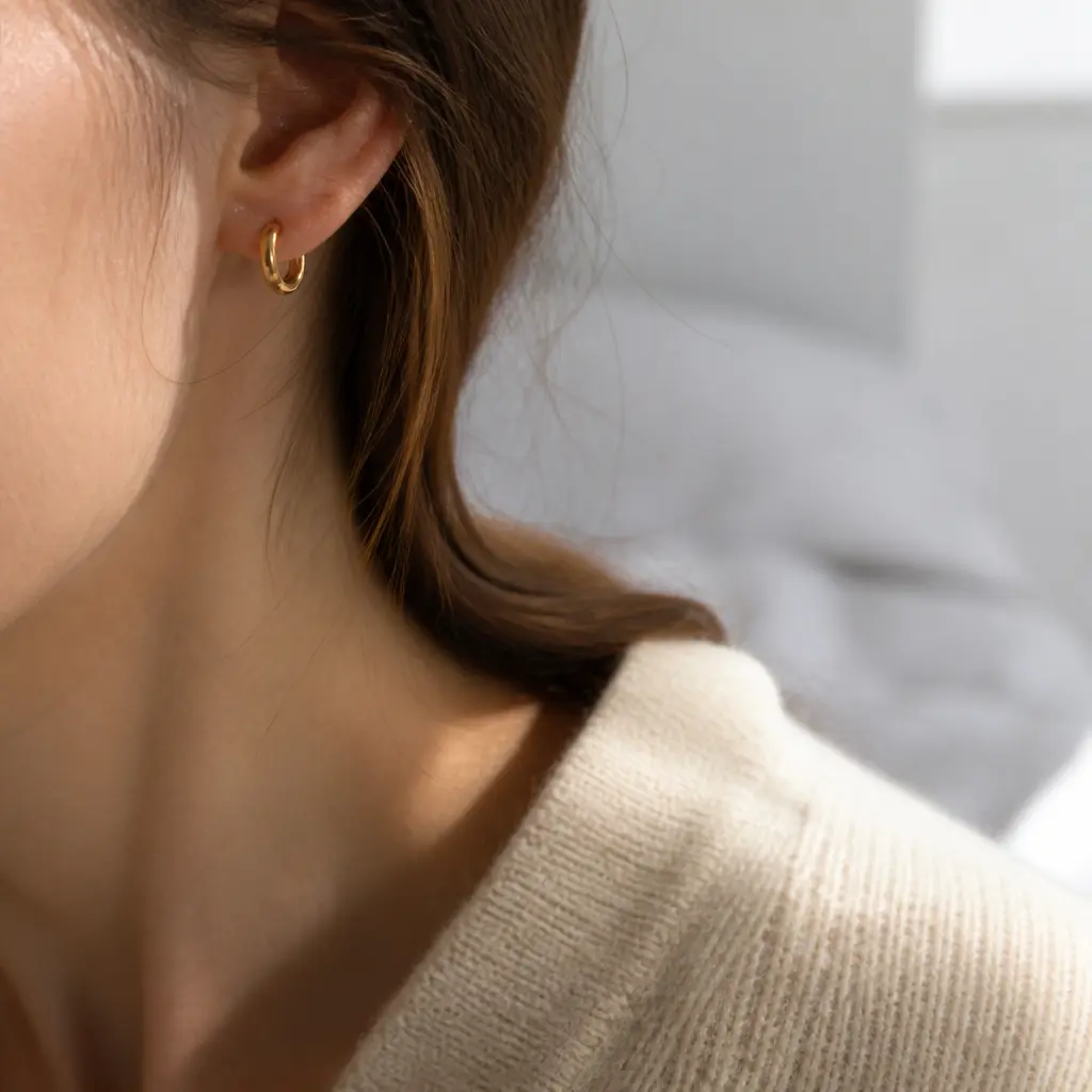 Gold Hoop Earrings — No sizing to get wrong here, which makes this the safest jewelry pick on the whole list. Christmas gift ideas for women