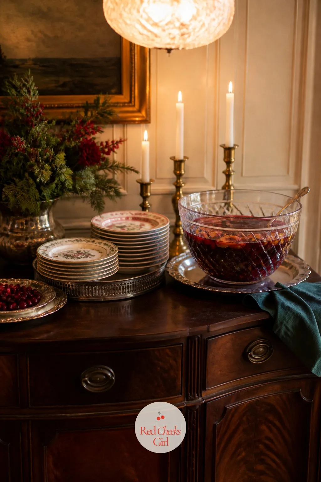 The Sideboard With the Good China — Somewhere needs to hold the extra plates, the mulled wine and the dish nobody had room for on the table itself, and that is