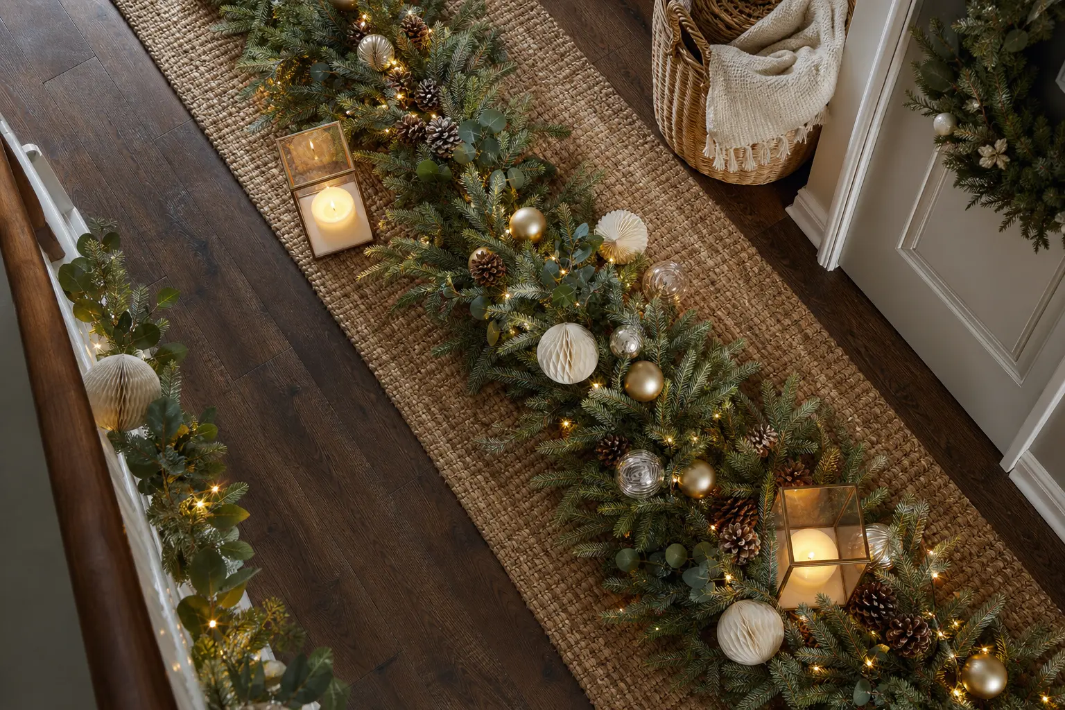 12 Christmas Hallway Decorations for Narrow Spaces With Big Holiday Charm