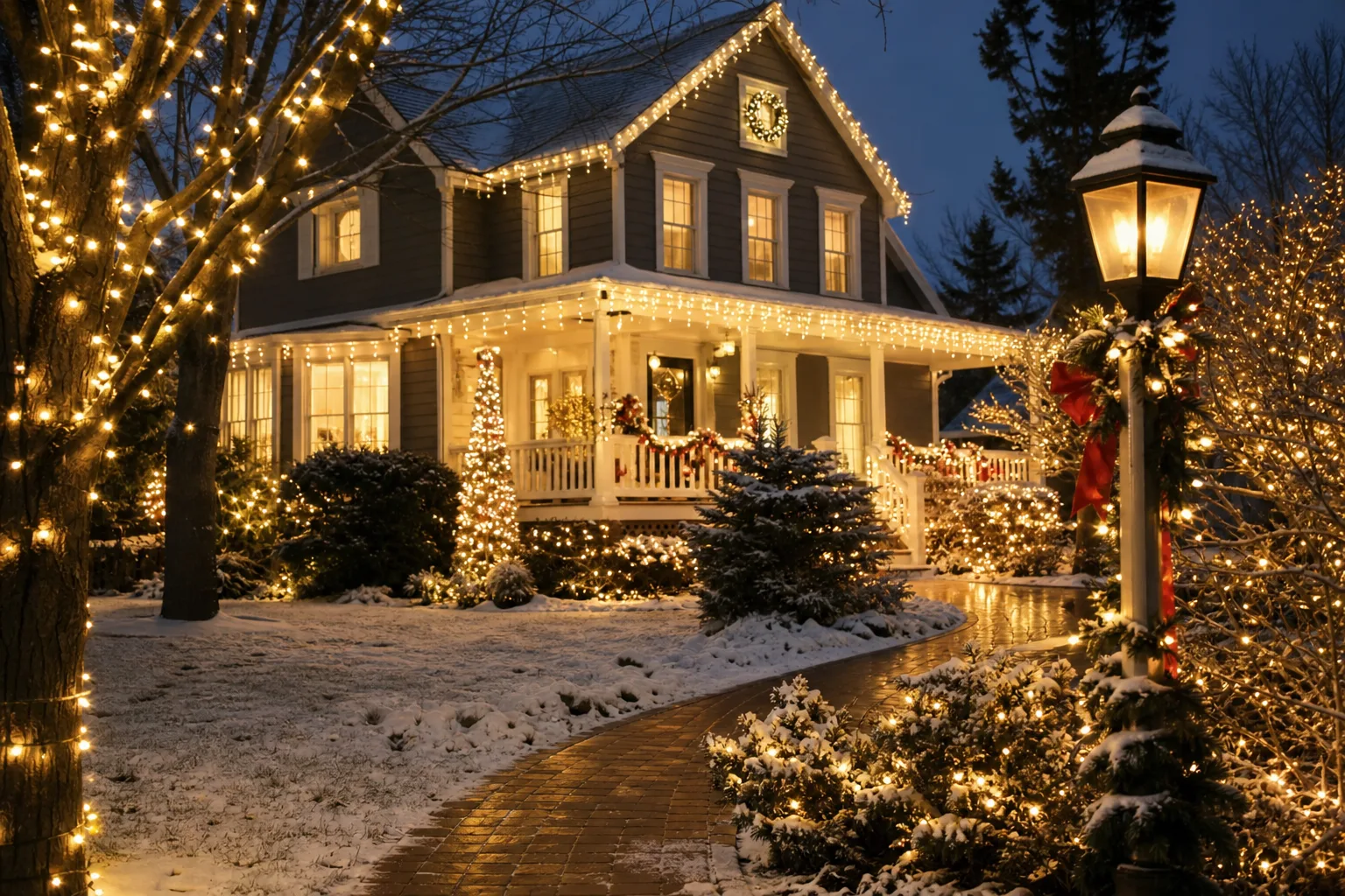 Christmas Lights Outside: 12 Ideas for Every House and Yard