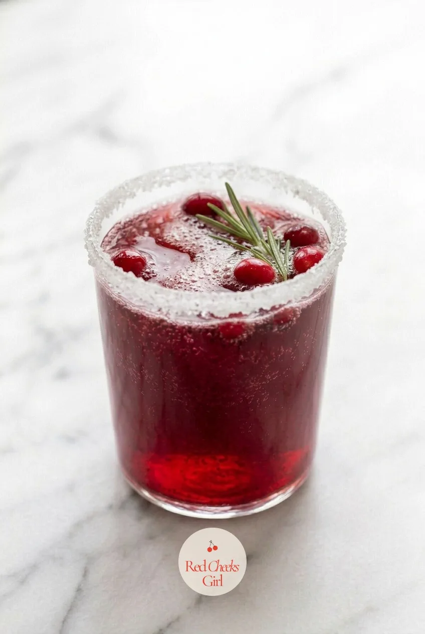 Christmas Mocktail ready to serve