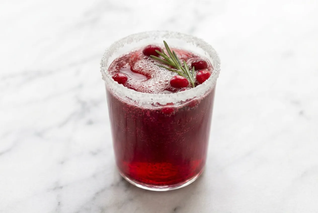 Christmas Mocktail That Pours Itself From One Pretty Pitcher