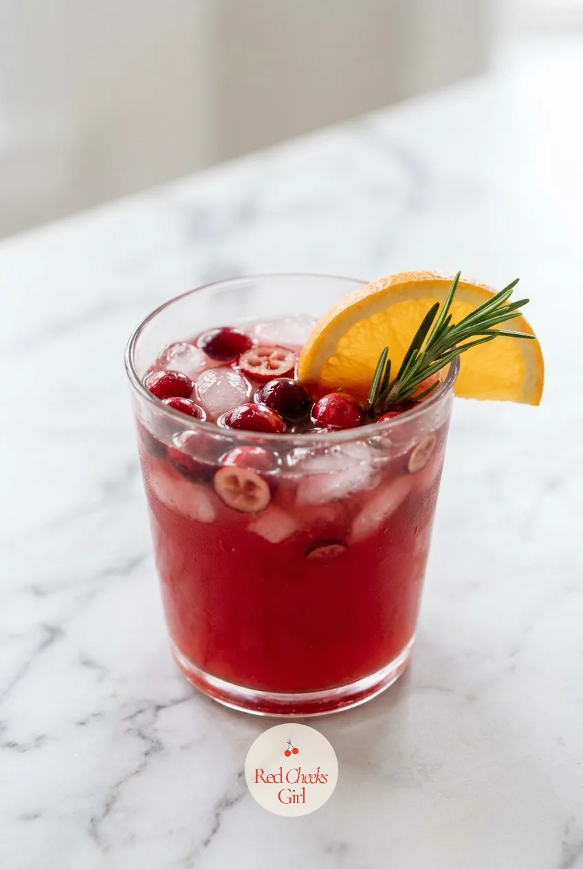 Cranberry Orange Christmas Punch. Christmas mocktail recipes