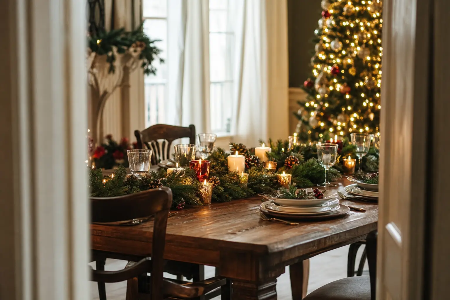 26 Christmas Table Decorations That Make Dinner Feel Like a Celebration