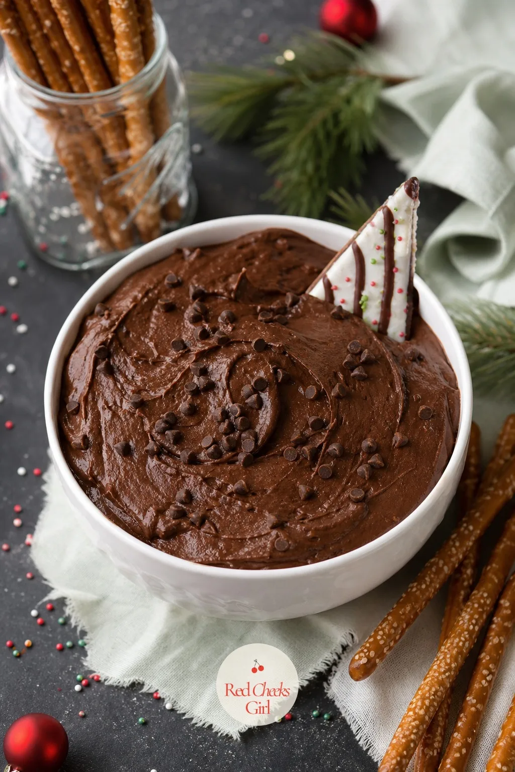Chocolate Cake Dip — Little Debbie makes a chocolate version of the same snack cake, and it turns the whole dip a deep brown without you adding a thing.