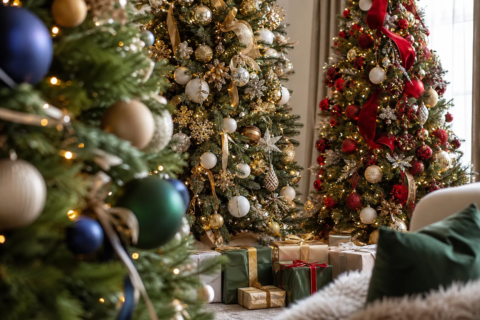 26 Christmas Tree Color Schemes That Look Expensive in Any Living Room
