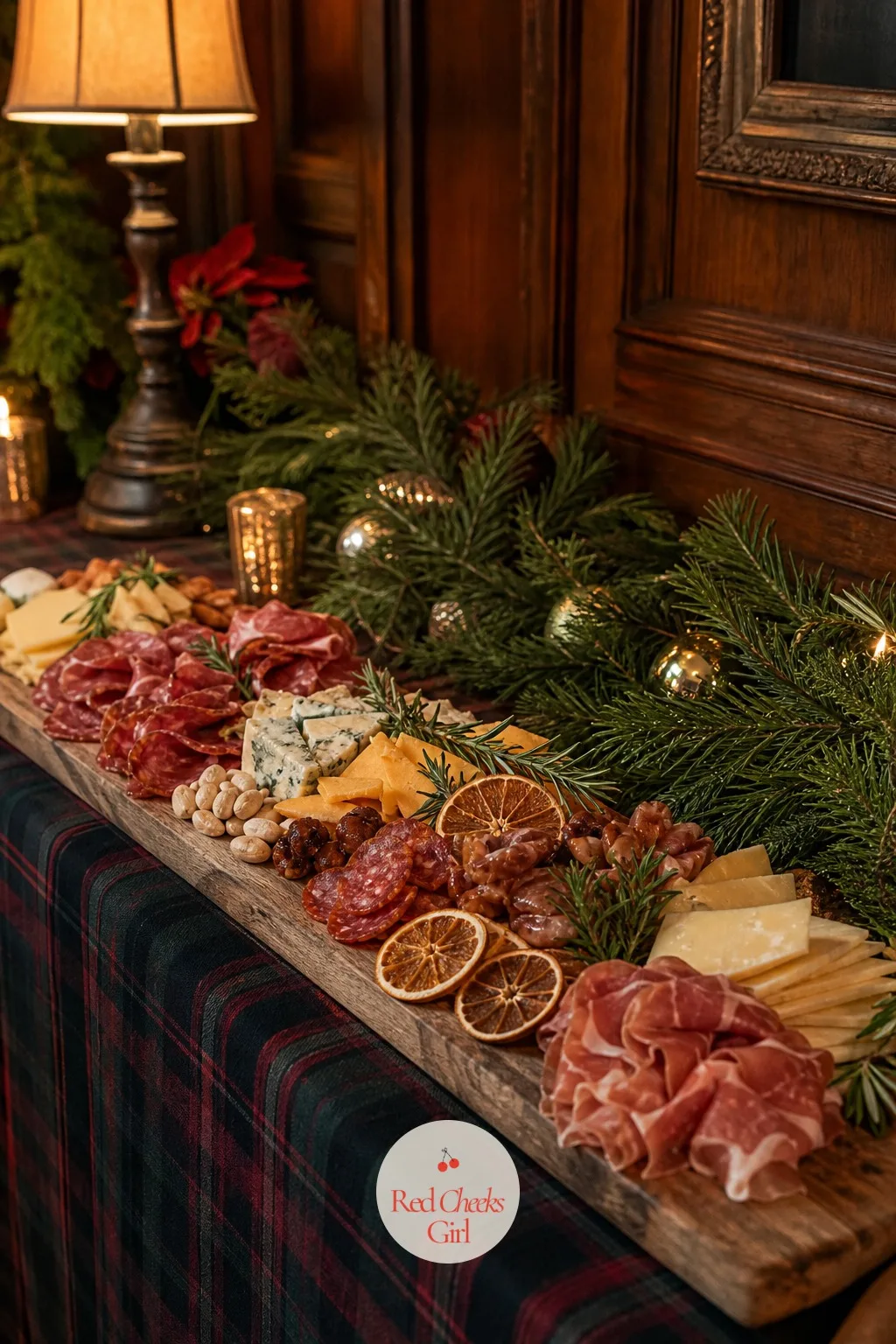 Winter Charcuterie Board at Cocktail Hour — Guests standing around with a drink in hand need something to pick at that is not a passed tray they have to chase