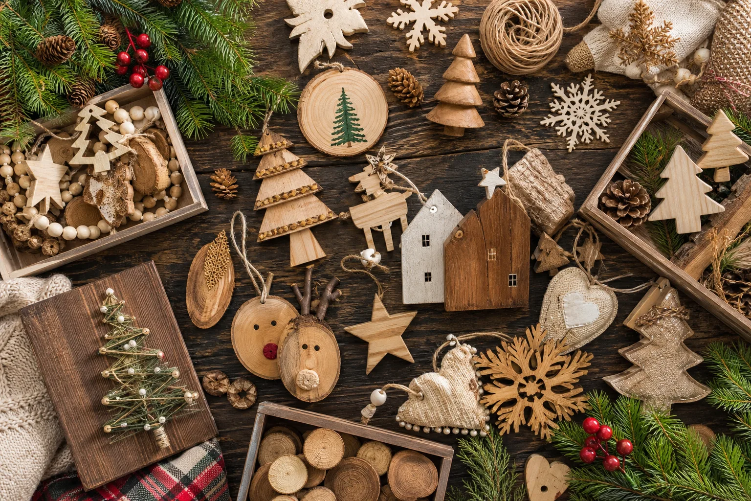 24 Christmas Wood Crafts That Bring Warm Handmade Charm to Every Corner