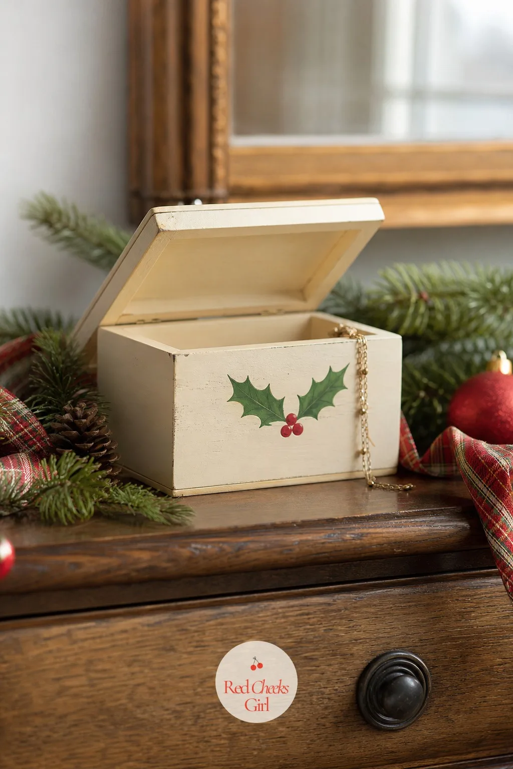 Wood Ornament Keepsake Box — Wrapping paper on a small gift gets torn off and binned within the hour. Christmas wood crafts