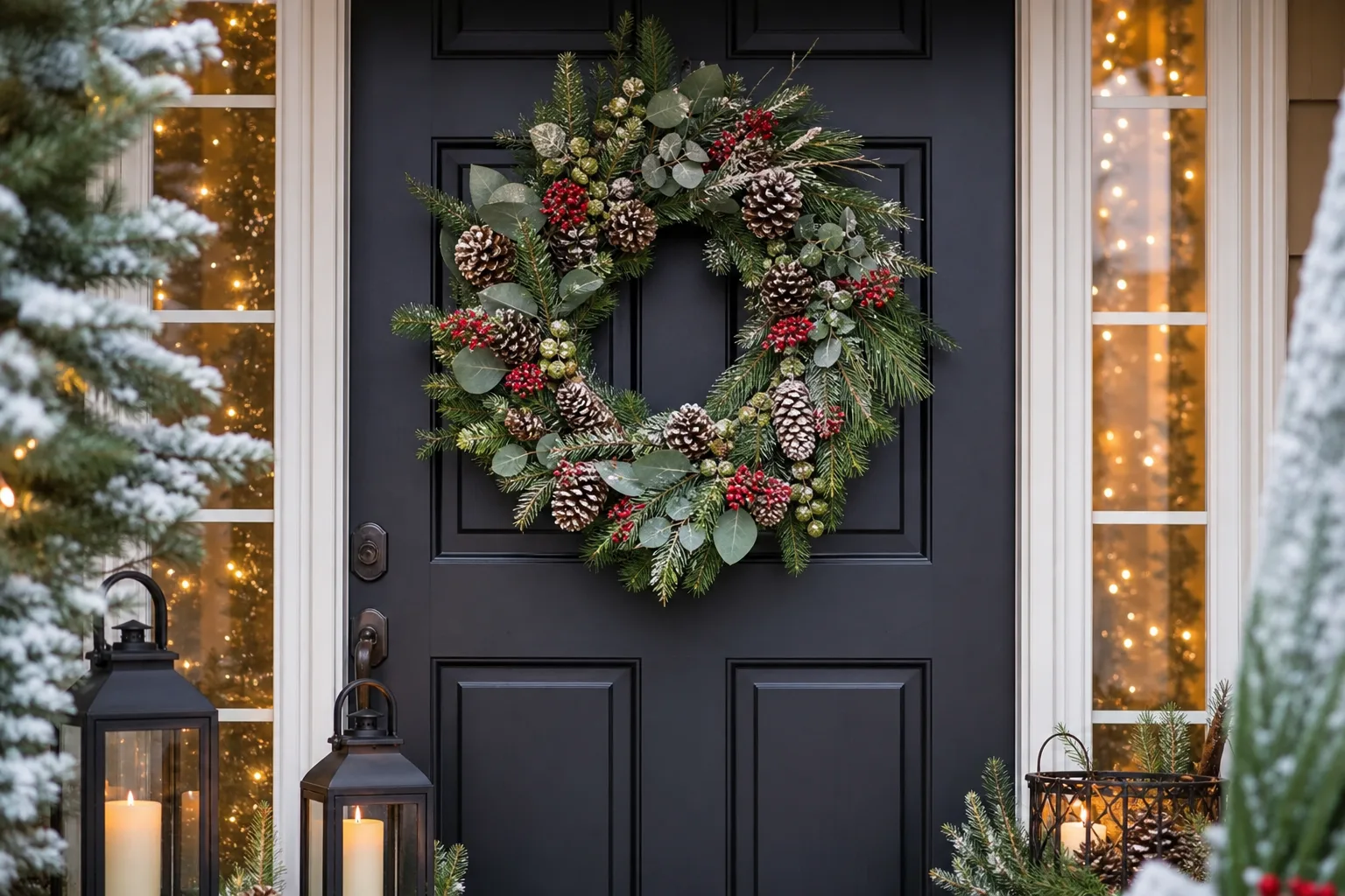 25 Christmas Wreath Ideas for Every Door, Style and Budget
