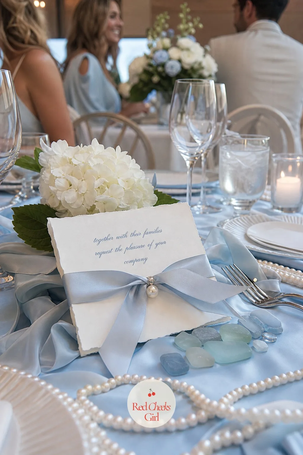 The Invitation That Starts It All — Everything above exists because of this one piece of paper, so it earns the last word rather than the first. Coastal wedding
