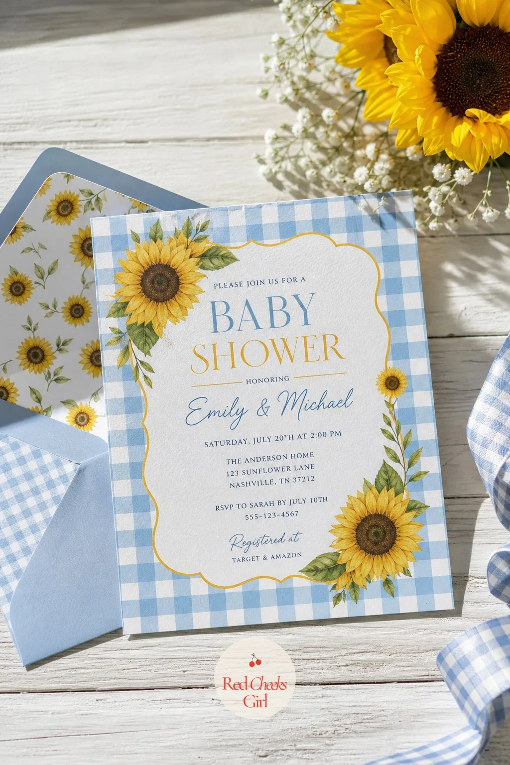 Invitation — The invitation is the first thing a guest sees, and if it still looks like a traditional pink-and-blue shower, half the men on the list have