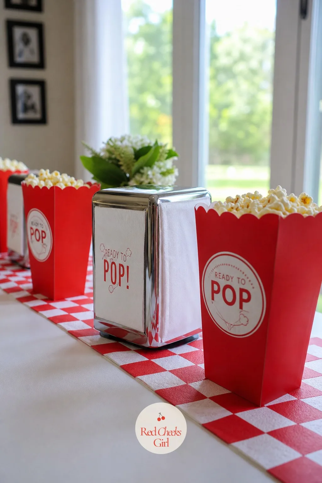 Ready to Pop Diner Counter — A full diner counter sounds like a rental fee you do not need. Coed baby shower ideas