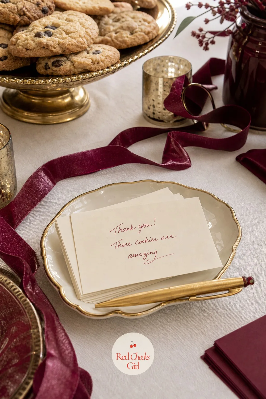 A Stack of Cards for Leaving a Note to the Baker — The friend whose snickerdoodles disappeared first rarely hears about it directly, and a small stack of cards