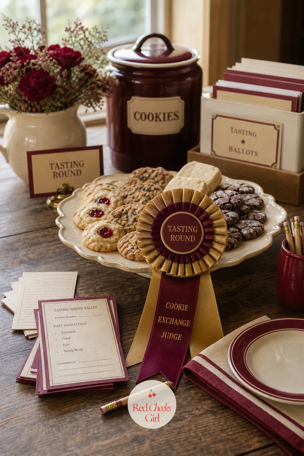 A Tasting Round Judged With Ribbon Prizes — Twenty minutes in, the room always needs a reason to move past small talk, and a judged tasting gives it one