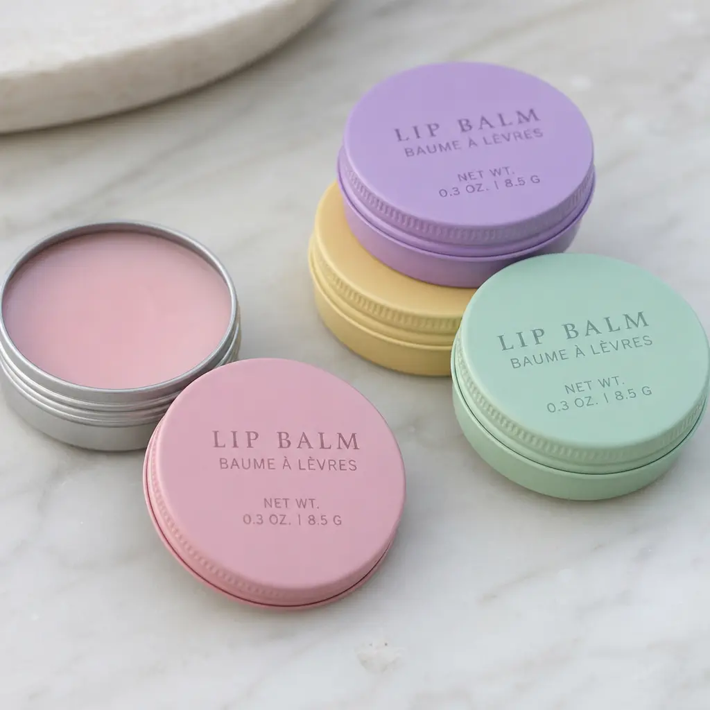 Lip Balm Set — A small set of lip balms in a couple of plain flavors, vanilla, honey, something nobody could object to. Coworker christmas gift ideas