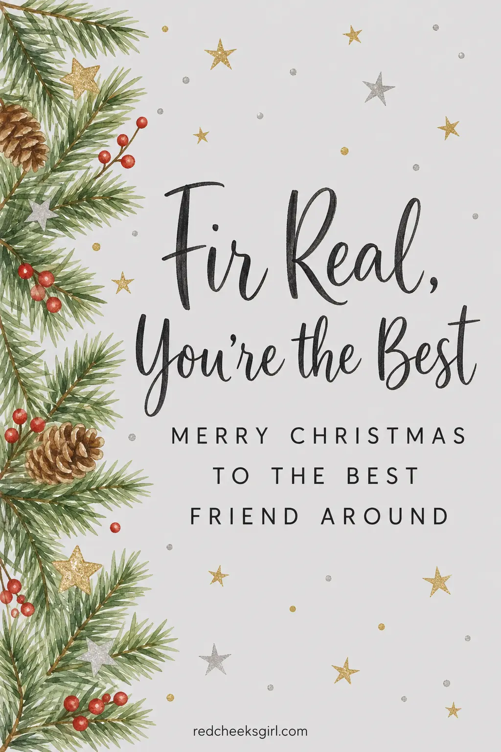 The Woodland Fox Note printable sheet — For the sister or the friend who gets the real version of you, not the holiday-card version. Cute christmas cards