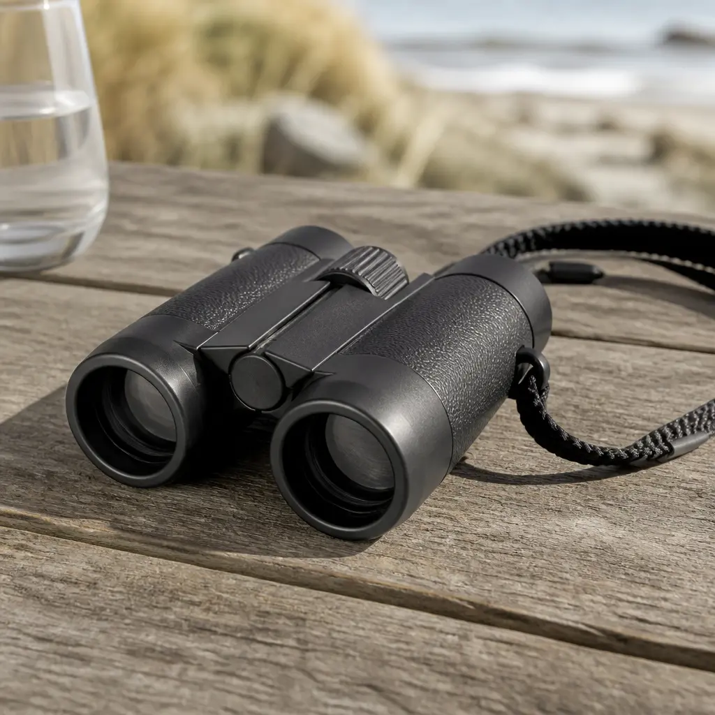 Compact Binoculars — He spots a hawk from the porch and squints at it for a solid minute before giving up. Dad christmas gift ideas