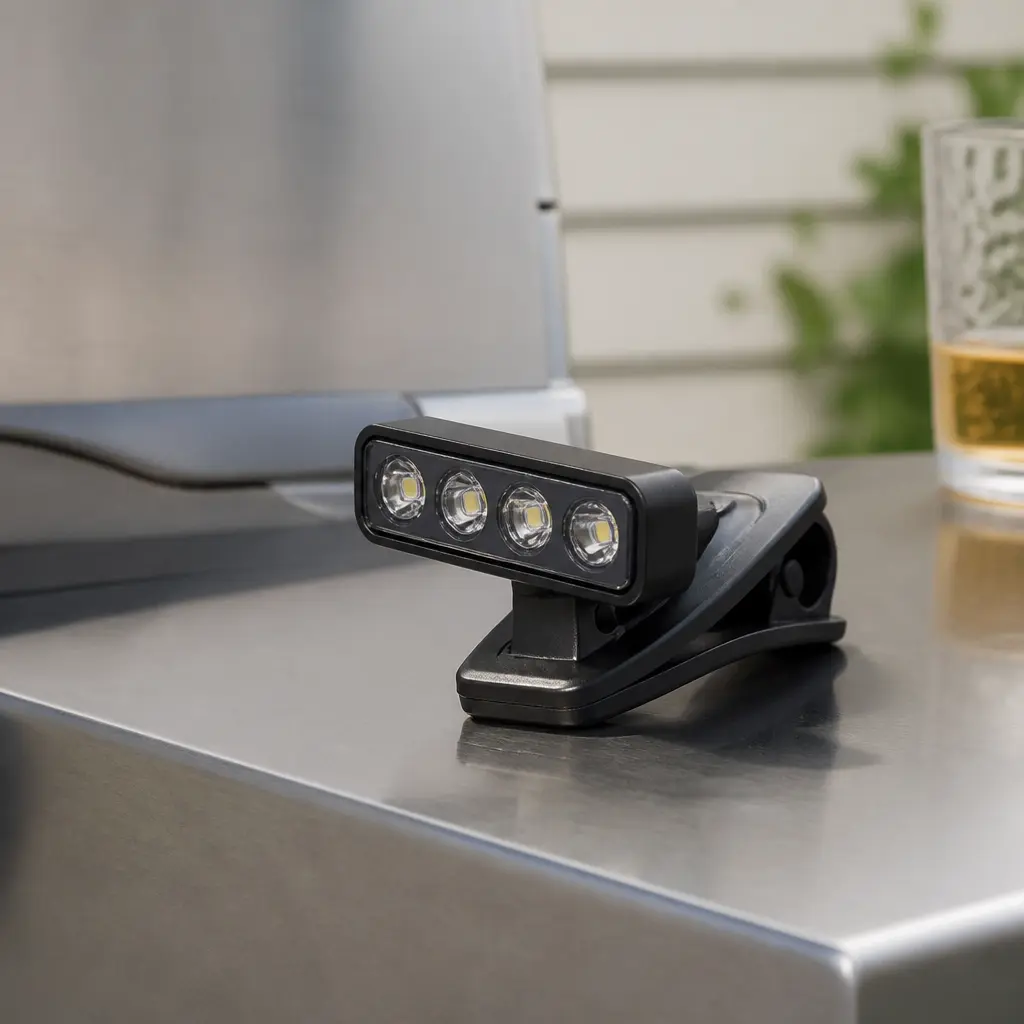 Grill Light — Winter grilling means he is flipping burgers by porch light and guesswork. Dad christmas gift ideas