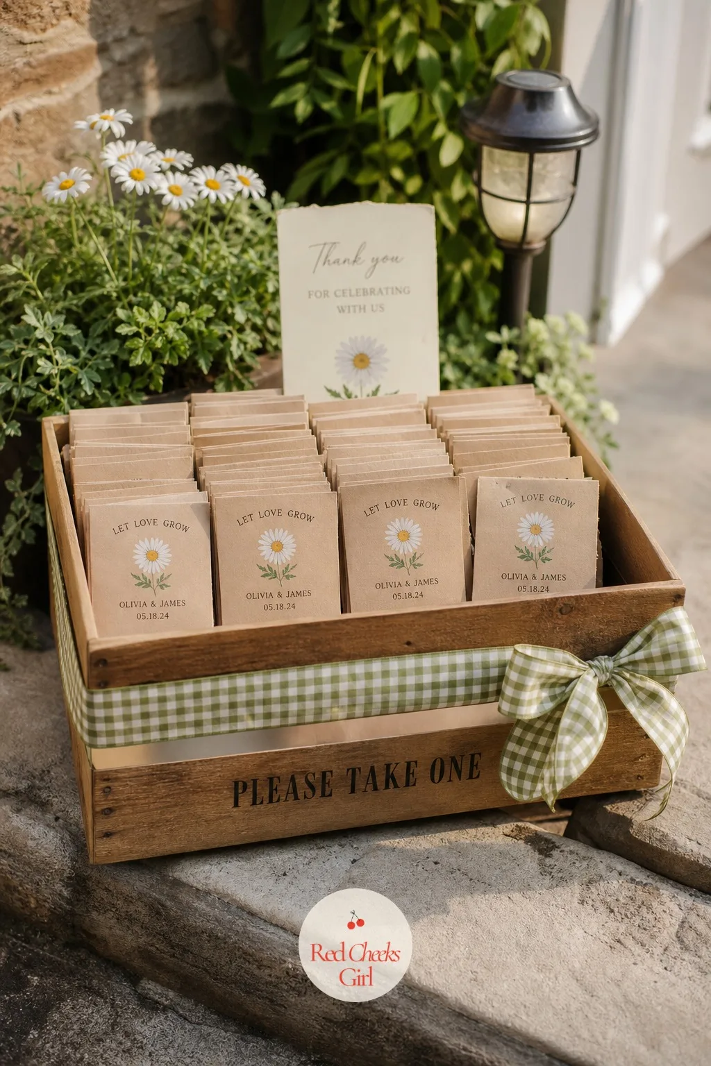 Seed Packet Favors — A favor that ends up in a junk drawer by the following week feels like wasted money. Daisy wedding