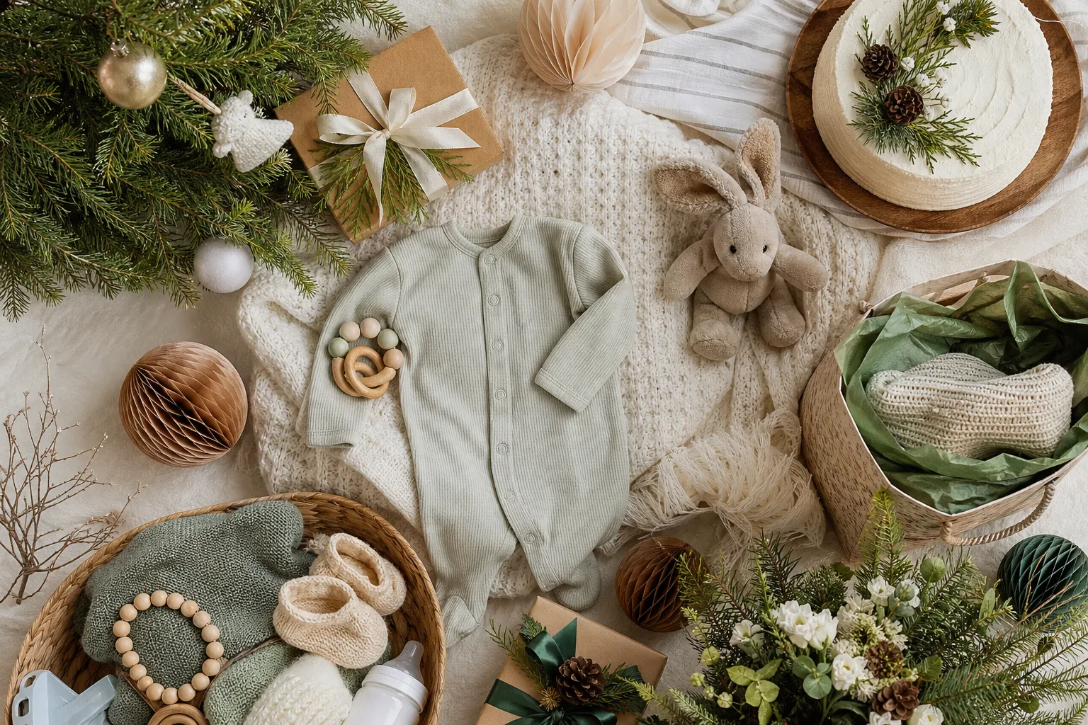 40 December Baby Shower Ideas That Borrow From the Christmas Decor Already Up