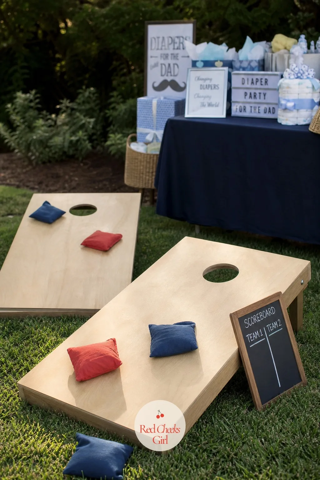 The Cornhole Tournament — Nothing says backyard party faster than two tilted boards and a pile of beanbags, and it needs zero setup time beyond unfolding the