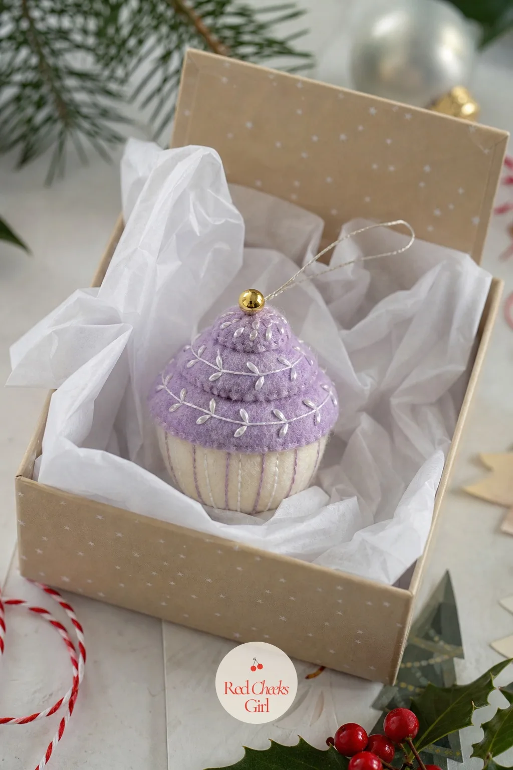Iron-Fused Felt Cupcake — No sewing, no glue gun burns, just an iron you already own and heat-activated fusing tape between two layers of felt. Diy felt