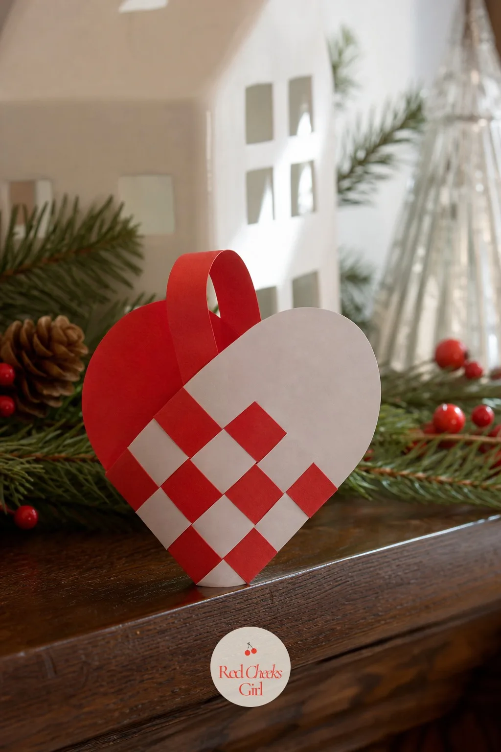 Woven Paper Heart Basket — This one asks for no glue at all, just two paper strips woven over and under until they lock into a tiny basket shape. Diy paper