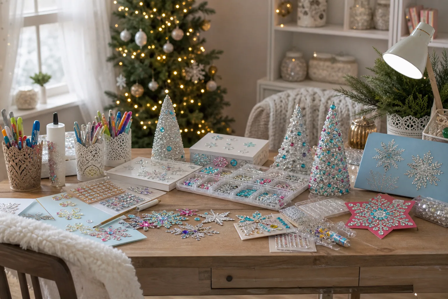 15 DIY Rhinestone Christmas Crafts for Kids That Sparkle Like Fresh Snow