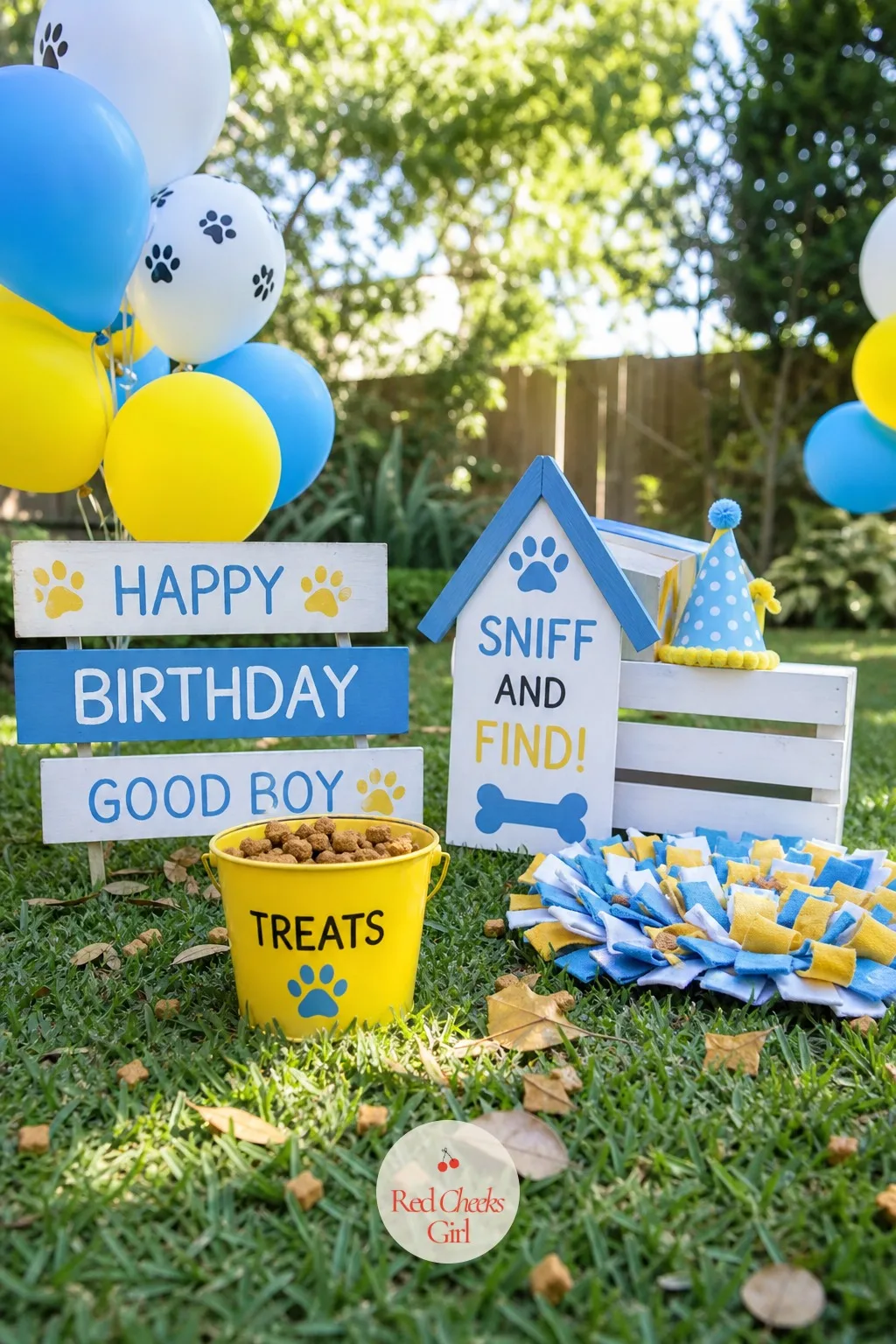 A Sniff-And-Find Treat Hunt — A dog's nose does most of the work its eyes get credit for. Dog birthday party ideas