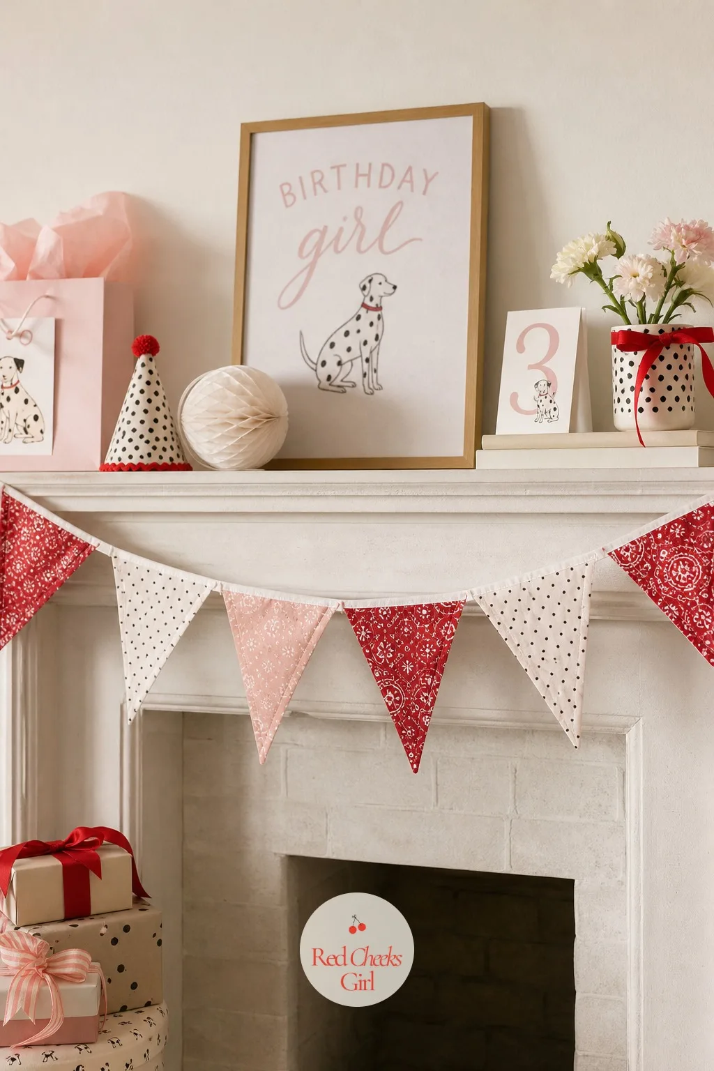 Bandana Pennant Banner — A party needs a line running overhead somewhere, and a bandana print banner does the job without looking like it came straight off a
