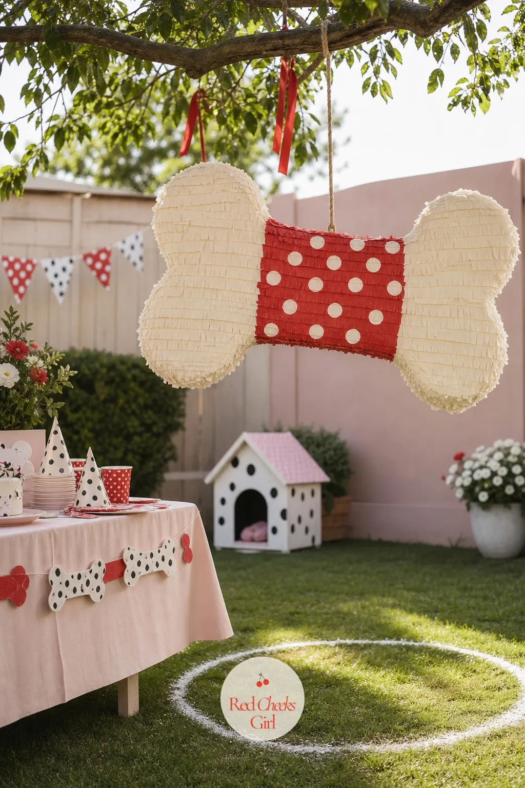 Bone Shaped Pinata — Nothing clears a room of shyness faster than a pinata, and a bone shaped one hanging at kid height gives every guest a reason to take a