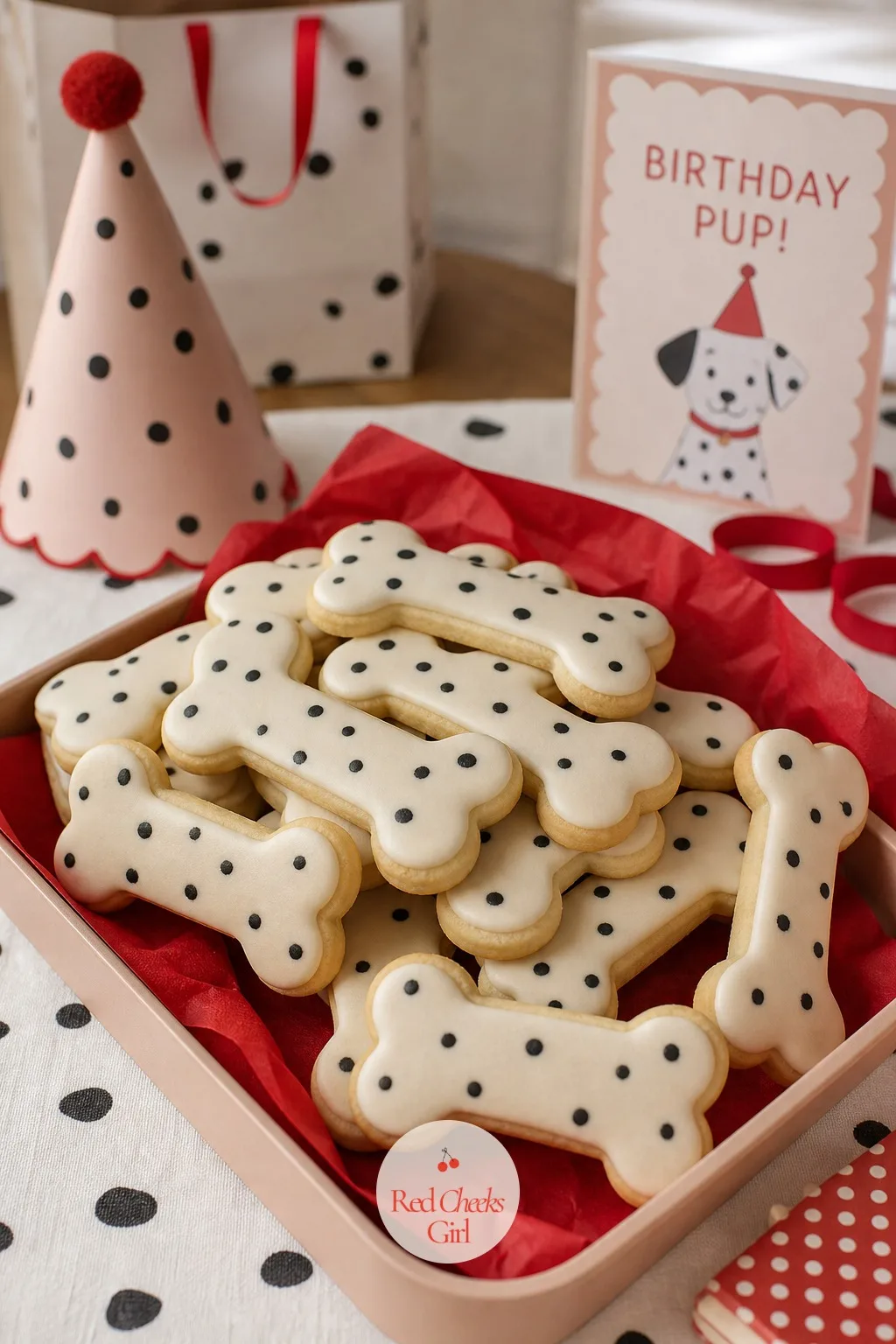 Bone Shaped Sugar Cookies — Somewhere on the table there should be a treat small enough to eat in two bites, and a bone shaped sugar cookie fits perfectly into
