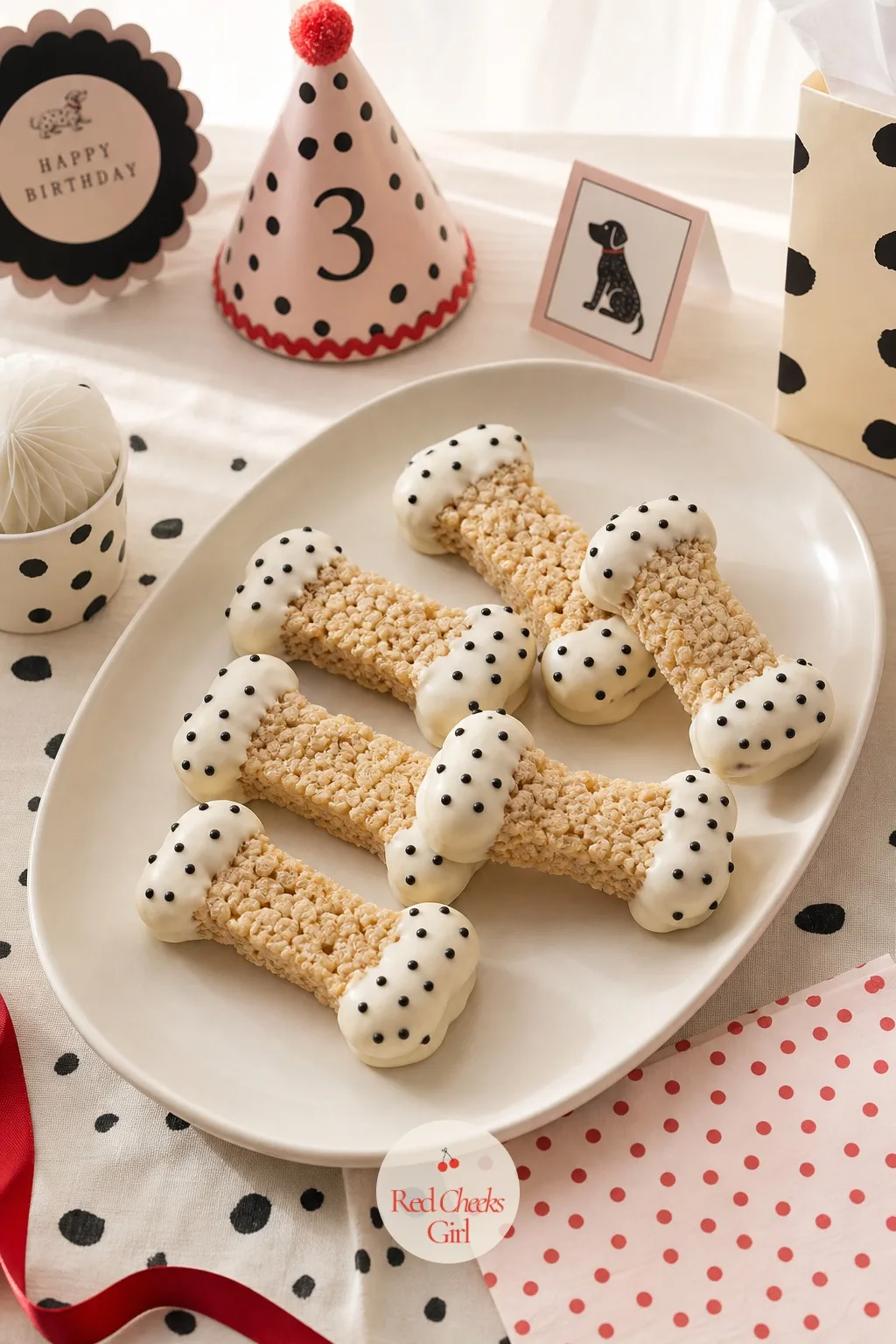 Crispy Rice Bones — Not every child at the table wants cake, and a crispy rice treat shaped like a bone gives them something just as sweet without needing a