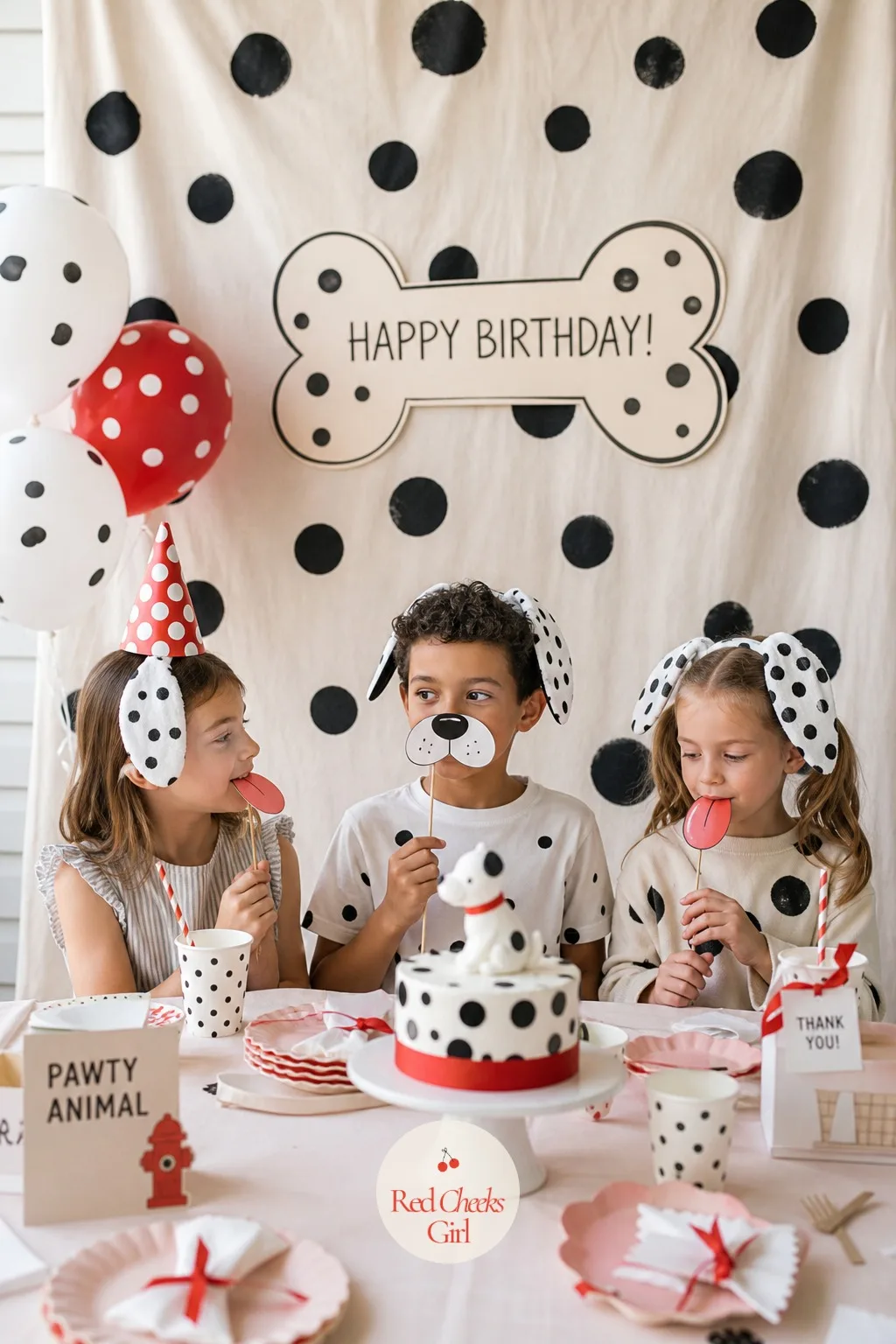Dalmatian Spot Photo Backdrop — Somewhere in the room there has to be a spot that photographs well without any effort, because someone will want that picture