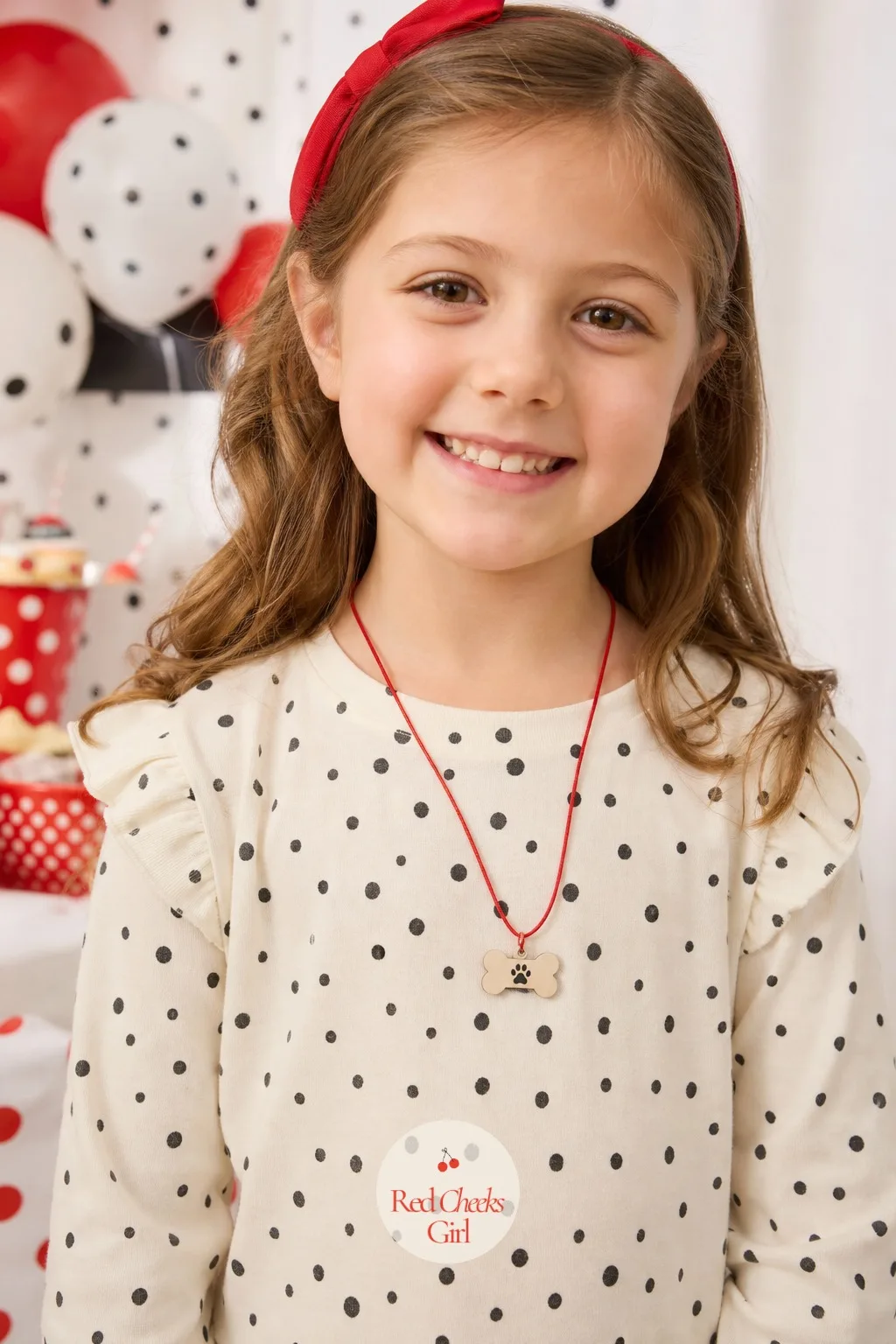Puppy Dog Tag Necklace Favor — The very last thing a child picks up on the way out should be small enough to fit in a coat pocket, and a dog tag necklace does