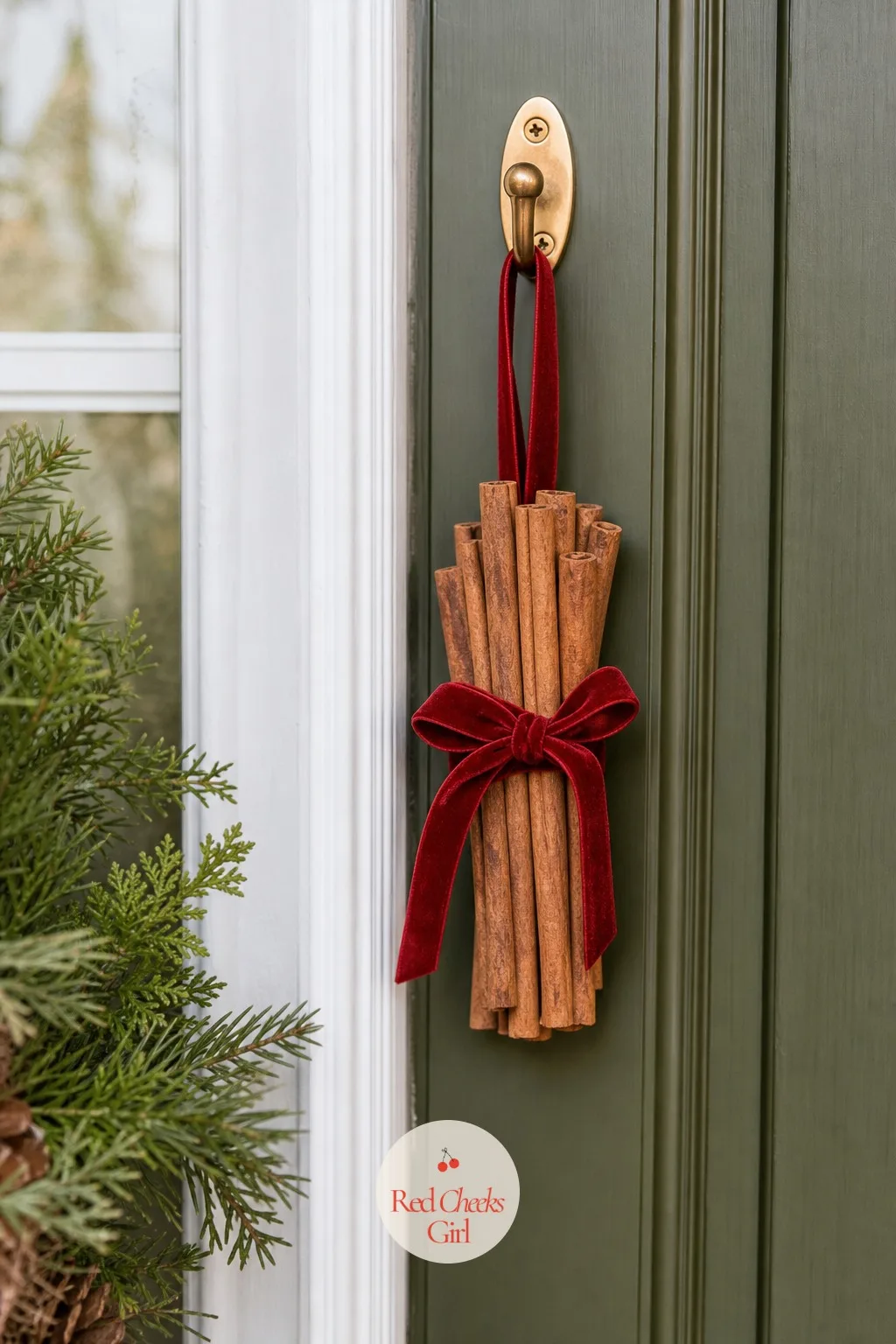 Cinnamon Stick Door Bundles — A grapevine wreath is a whole afternoon with wire cutters. Easy christmas crafts for adults