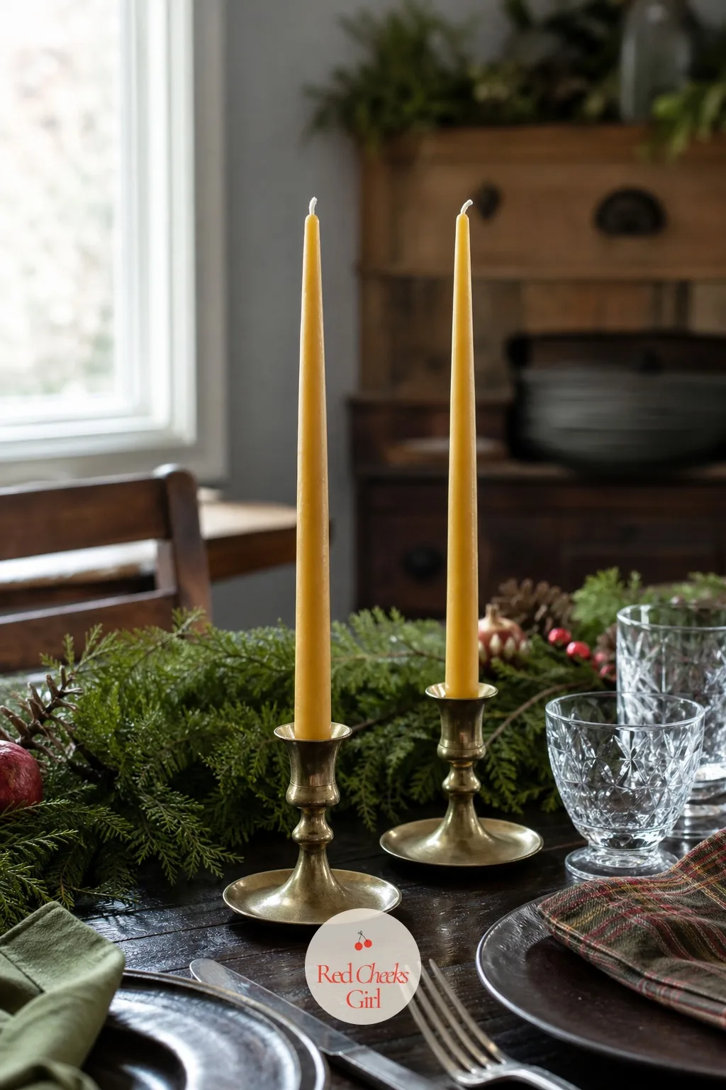 Hand-Dipped Beeswax Tapers — Shop bought tapers drip wrong and smell like nothing at all. Easy christmas crafts for adults