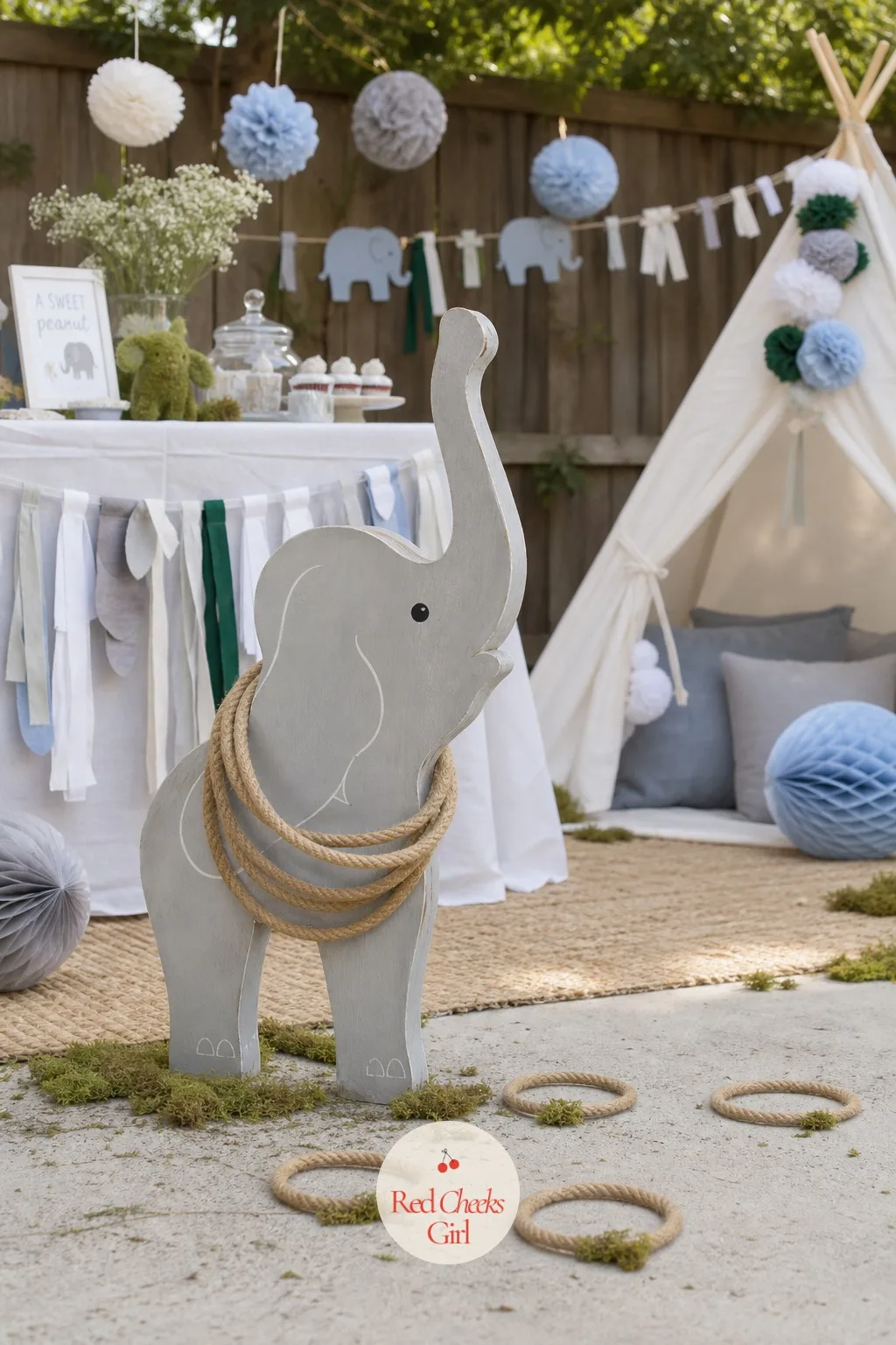Elephant Trunk Ring Toss — This one gets guests standing and laughing within about thirty seconds of setup, which is exactly what a mid-party lull needs.
