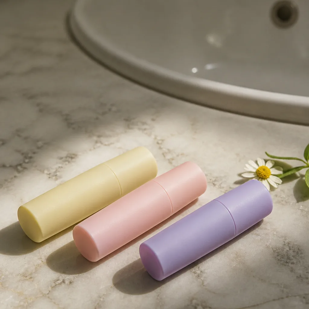 Lip Balm Set — Dry office air does not stop at the hands, lips crack too, especially once the heating switches on. Employee appreciation gifts