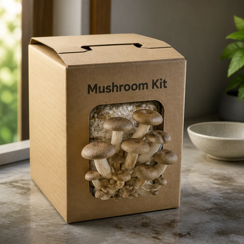 Mushroom Grow Kit — A desk gift that gets used once and forgotten defeats the whole point of giving one. Employee appreciation gifts
