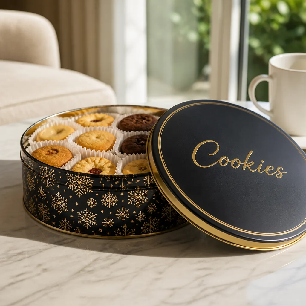 Assorted Cookie Tin — Some people will not remember what you gave them last year. Employee christmas gifts